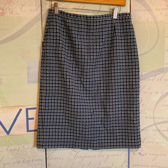 Liz Claiborne Dresses & Skirts - Liz Claiborne SZ 10 Skirt, Blue-and White